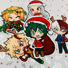 Load image into Gallery viewer, ~*My Hero Christmas Stickers (Large)*~