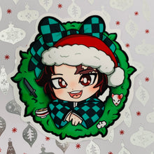 Load image into Gallery viewer, ~*Demon Slayer Christmas Stickers (Large)~*