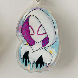 Spider Verse Double Sided Keychains