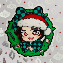 Load image into Gallery viewer, ~*Demon Slayer Christmas Stickers (Large)~*
